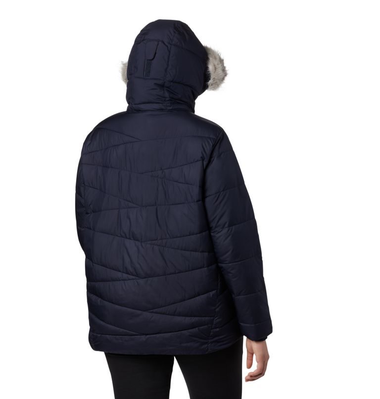 Women's Columbia Peak to Park Insulated Jackets Navy | Plus Size CA-PL0A4